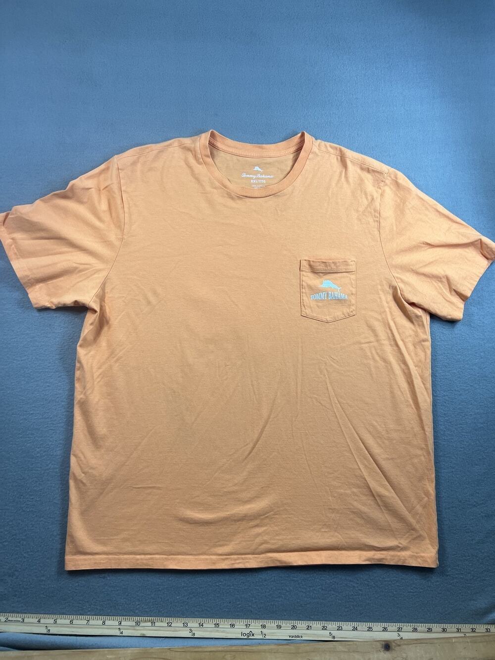 Tommy Bahama Men's Cotton Orange Tee XXL Short Sleeve "Beerkats" Vintage Style